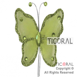MARIPOSA HS4249-8 VERDE 9X8.5CM x 6